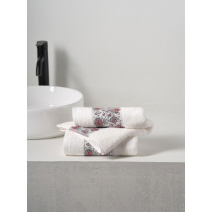 Набор махровых полотенец "Softness" белый 2 шт.