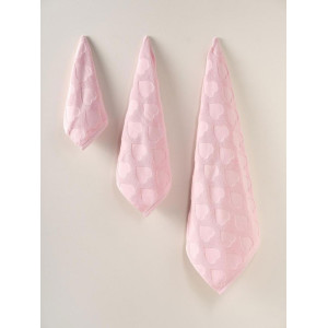 Набор махровых полотенец "Hearts" 3 шт. Набор махровых полотенец "Hearts" 3 шт.