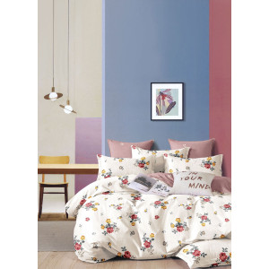 Постельное белье сатин на резинке "Флирт" Постельное белье сатин на резинке "Флирт"