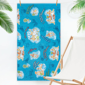 Полотенце банно-пляжное вафельное полотно "Жар да пар" Полотенце банно-пляжное вафельное полотно "Жар да пар"