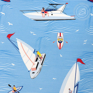 Полотенце банно-пляжное вафельное полотно "Круиз" Полотенце банно-пляжное вафельное полотно "Круиз"