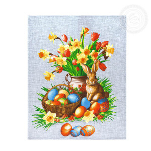 Набор кухонный из 3-х полотенец рогожка "Околица"