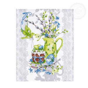 Набор кухонный из 3-х полотенец рогожка "Пасха"