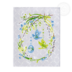 Набор кухонный из 2-х полотенец рогожка "Пасха"