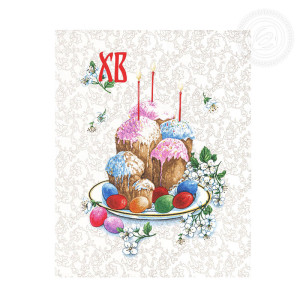 Набор кухонный из 2-х полотенец рогожка "Пасхальные традиции"