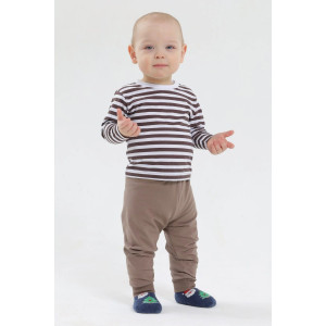 Лонгслив детский 2391-К кулирка (р-ры: 80-98) коричневый