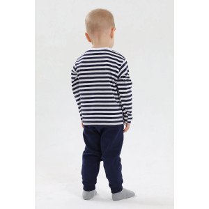 Лонгслив детский 2391-К кулирка (р-ры: 80-98) синий