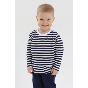 Лонгслив детский 2391-К кулирка (р-ры: 80-98) синий