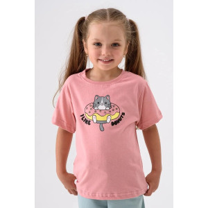 Футболка детская 2359-К "Набор-3" кулирка (р-ры: 80-110) голубой, фиолетовый, розовый - набор 3 шт