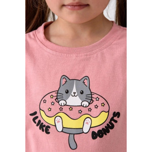 Футболка детская 2359-К "Набор-3" кулирка (р-ры: 80-110) голубой, фиолетовый, розовый - набор 3 шт