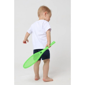 Футболка детская 2357-К "Набор-3" кулирка (р-ры: 80-110) белый, какао, ярко-голубой - набор 3 шт