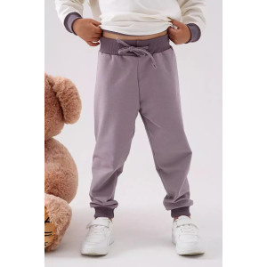 Брюки детские 2380-Фут "Футер" футер 2-х нитка (р-ры: 80-110) сухая роза