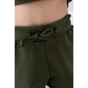 Костюм двойка детский 2376-Фут "Футер" футер 2-х нитка (р-ры: 80-110) трактор зеленый