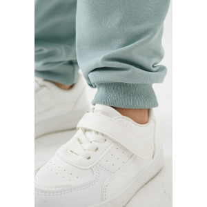 Костюм двойка детский 2377-Фут "Футер" футер 2-х нитка (р-ры: 80-110) единорог ментол