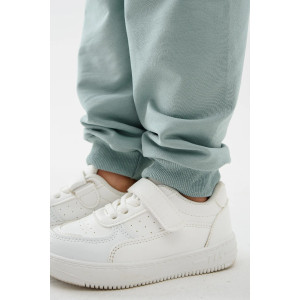 Костюм двойка детский 2377-Фут "Футер" футер 2-х нитка (р-ры: 80-110) мишка ментол