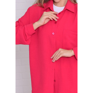 Костюм двойка женский 5351е костюмная ткань (р-ры: 42-56) алый