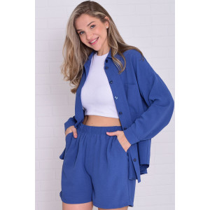 Костюм двойка женский 5351в костюмная ткань (р-ры: 42-56) маренго