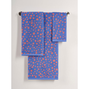 Полотенце махровое Urban Family "Капельки" голубой