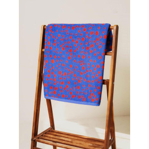 Полотенце махровое Urban Family "Капельки" голубой