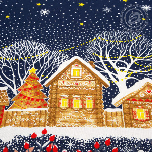 Скатерть из рогожки "Полночь" (последний размер) 180х145 Скатерть из рогожки "Полночь" (последний размер) 180х145