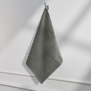 Полотенце махровое "Волна" антрацит (последний размер) 50х90 Полотенце махровое "Волна" антрацит (последний размер) 50х90