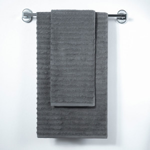 Полотенце махровое "Волна" антрацит (последний размер) 50х90 Полотенце махровое "Волна" антрацит (последний размер) 50х90