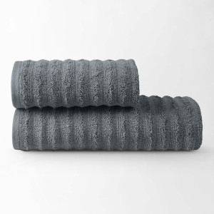 Полотенце махровое "Волна" антрацит (последний размер) 50х90 Полотенце махровое "Волна" антрацит (последний размер) 50х90