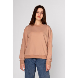 Толстовка женская ФТ-18 "Мэнди" футер 2-х нитка (последний размер) кофе 46,50