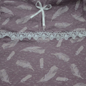 Сорочка женская НСК-108 кулирка (последний размер) коричневый 58