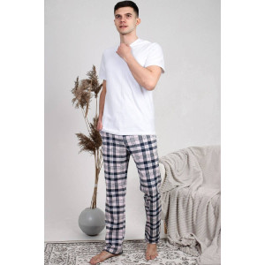 Брюки мужские Брм-02 кулирка набивная (последний размер) клетка 52 Брюки мужские Брм-02 кулирка набивная (последний размер) клетка 52