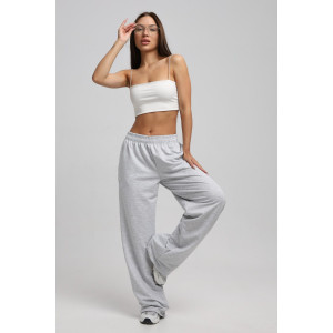 Брюки женские Б-02 футер 2-х нитка (р-ры: XS-L) серый Брюки женские Б-02 футер 2-х нитка (р-ры: XS-L) серый