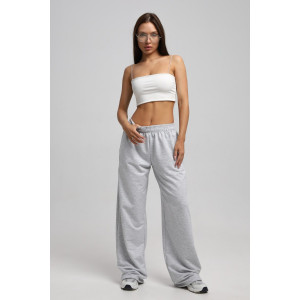 Брюки женские Б-02 футер 2-х нитка (р-ры: XS-L) серый Брюки женские Б-02 футер 2-х нитка (р-ры: XS-L) серый