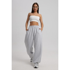 Брюки женские Б-02 футер 2-х нитка (р-ры: XS-L) серый Брюки женские Б-02 футер 2-х нитка (р-ры: XS-L) серый