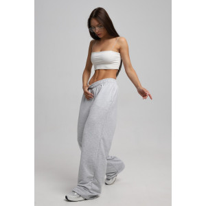 Брюки женские Б-02 футер 2-х нитка (р-ры: XS-L) серый Брюки женские Б-02 футер 2-х нитка (р-ры: XS-L) серый