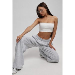 Брюки женские Б-02 футер 2-х нитка (р-ры: XS-L) серый Брюки женские Б-02 футер 2-х нитка (р-ры: XS-L) серый