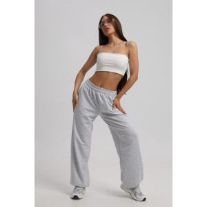 Брюки женские Б-02 футер 2-х нитка (р-ры: XS-L) серый Брюки женские Б-02 футер 2-х нитка (р-ры: XS-L) серый