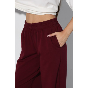 Брюки женские Б-02 футер 2-х нитка (р-ры: XS-L) бордовый Брюки женские Б-02 футер 2-х нитка (р-ры: XS-L) бордовый