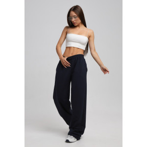 Брюки женские Б-02 футер 2-х нитка (р-ры: XS-L) темно-синий Брюки женские Б-02 футер 2-х нитка (р-ры: XS-L) темно-синий