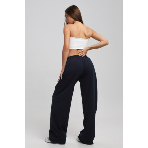 Брюки женские Б-02 футер 2-х нитка (р-ры: XS-L) темно-синий Брюки женские Б-02 футер 2-х нитка (р-ры: XS-L) темно-синий