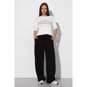 Брюки женские Б-02 футер 2-х нитка (р-ры: XS-L) черный Брюки женские Б-02 футер 2-х нитка (р-ры: XS-L) черный