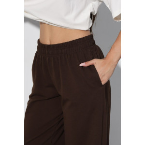 Брюки женские Б-02 футер 2-х нитка (р-ры: XS-L) шоколадный Брюки женские Б-02 футер 2-х нитка (р-ры: XS-L) шоколадный