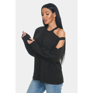 Джемпер женский "Пэрис" ангора-софт (р-ры: 46-64) черный Джемпер женский "Пэрис" ангора-софт (р-ры: 46-64) черный