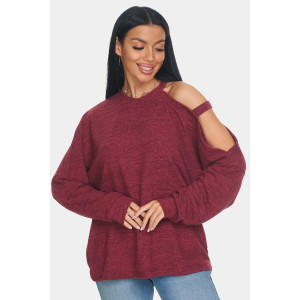 Джемпер женский "Пэрис" ангора-софт (р-ры: 46-64) бордовый Джемпер женский "Пэрис" ангора-софт (р-ры: 46-64) бордовый