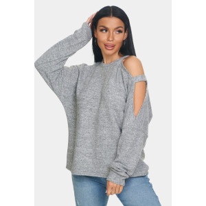 Джемпер женский "Пэрис" ангора-софт (р-ры: 46-64) серый Джемпер женский "Пэрис" ангора-софт (р-ры: 46-64) серый