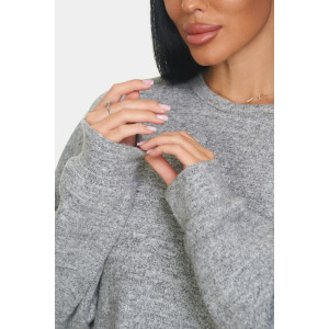 Джемпер женский "Пэрис" ангора-софт (р-ры: 46-64) серый Джемпер женский "Пэрис" ангора-софт (р-ры: 46-64) серый