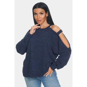 Джемпер женский "Пэрис" ангора-софт (р-ры: 46-64) синий Джемпер женский "Пэрис" ангора-софт (р-ры: 46-64) синий