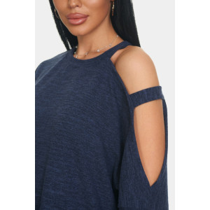 Джемпер женский "Пэрис" ангора-софт (р-ры: 46-64) синий Джемпер женский "Пэрис" ангора-софт (р-ры: 46-64) синий