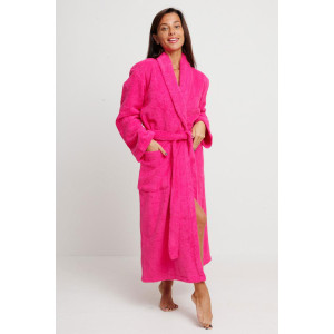 Халат женский махровый (р-ры: 42-60) Pink Халат женский махровый (р-ры: 42-60) Pink