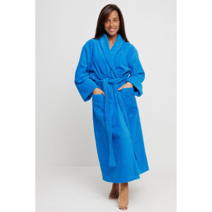 Халат женский махровый (р-ры: 42-60) Blue Халат женский махровый (р-ры: 42-60) Blue