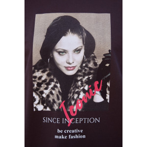 Лонгслив женский №058731 футер 2-х нитка (р-ры: 40-50) коричневый Лонгслив женский №058731 футер 2-х нитка (р-ры: 40-50) коричневый